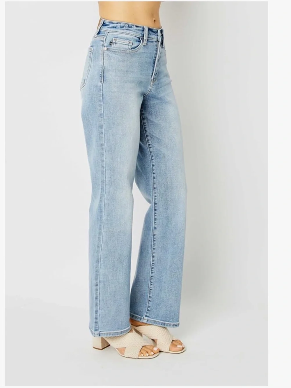 Judy Blue High Rise Straight Leg Light Wash Women’s Jeans 28 - Picture 12 of 12